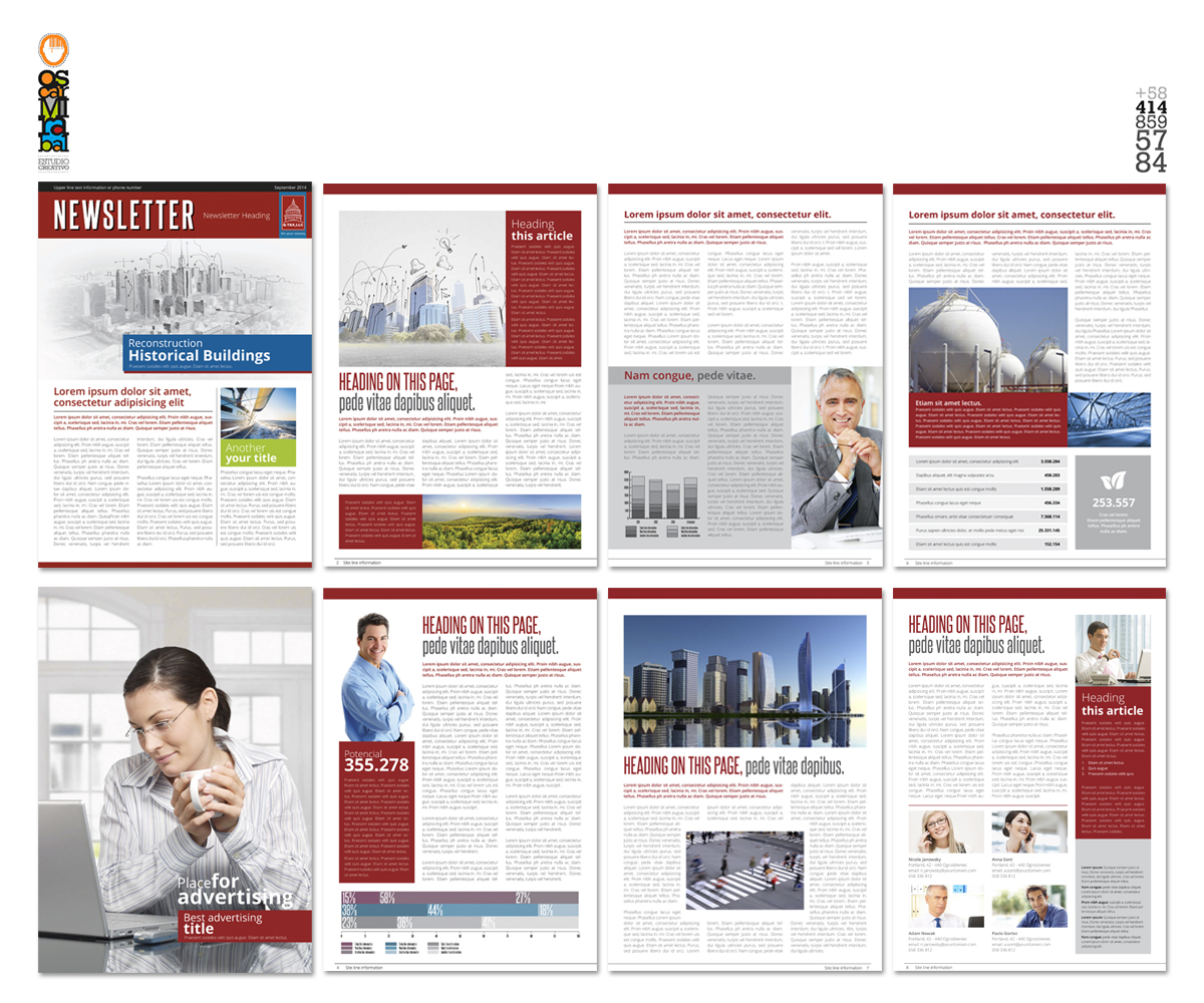 Newsletter Design by Lordca for GroupHomeBiz.com | Design #4557768