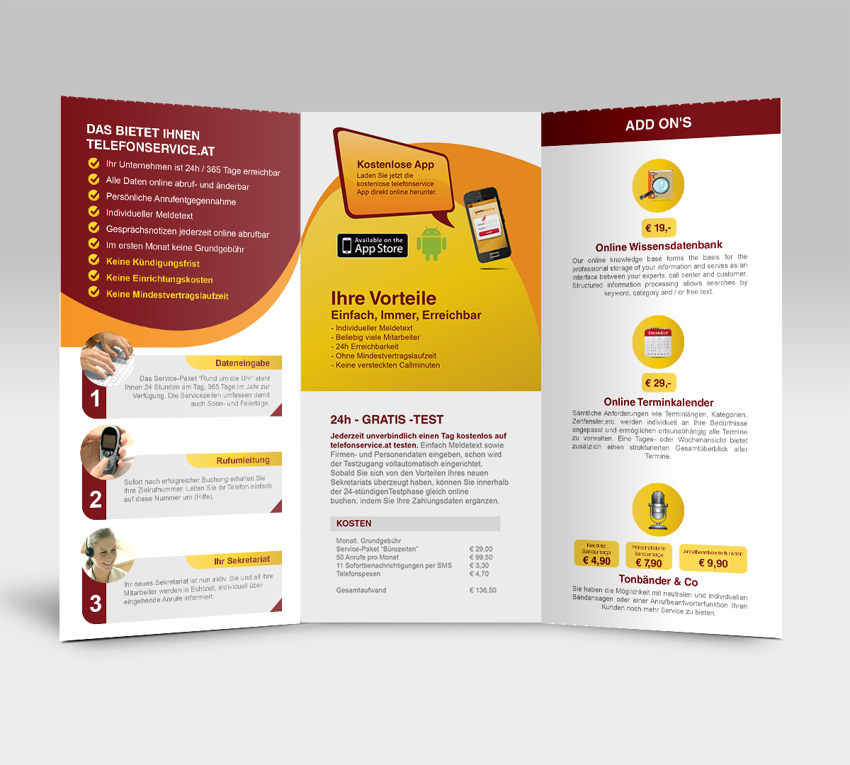 Design de Brochure par Cheet Huan pour SERVOTEL GmbH | Design #4505945