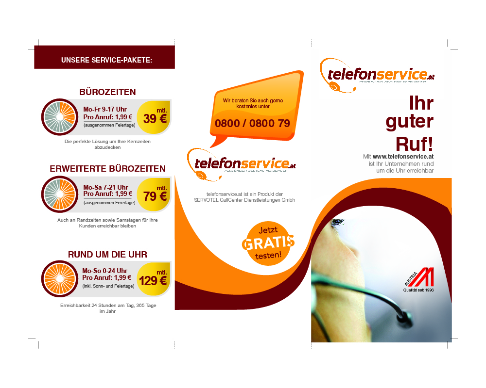 Design de Brochure par Cheet Huan pour SERVOTEL GmbH | Design #4611249