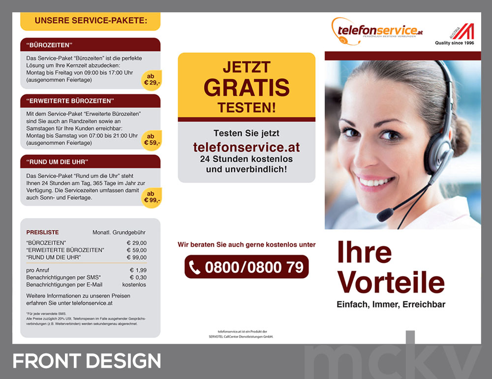 Brochure Design by mcky//design for SERVOTEL GmbH | Design #4518007