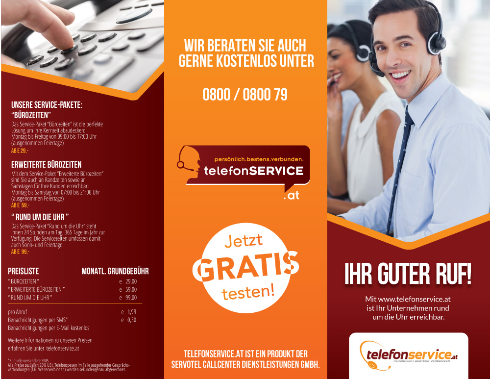 Brochure Design by JCR for SERVOTEL GmbH | Design #4514233