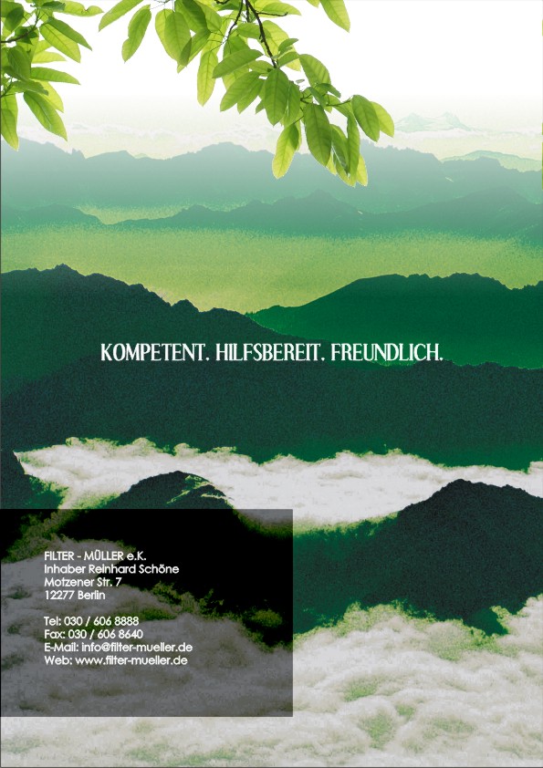 Diseño de Brochure por hema dhawan para Filter-M?ller | Diseño #4475847