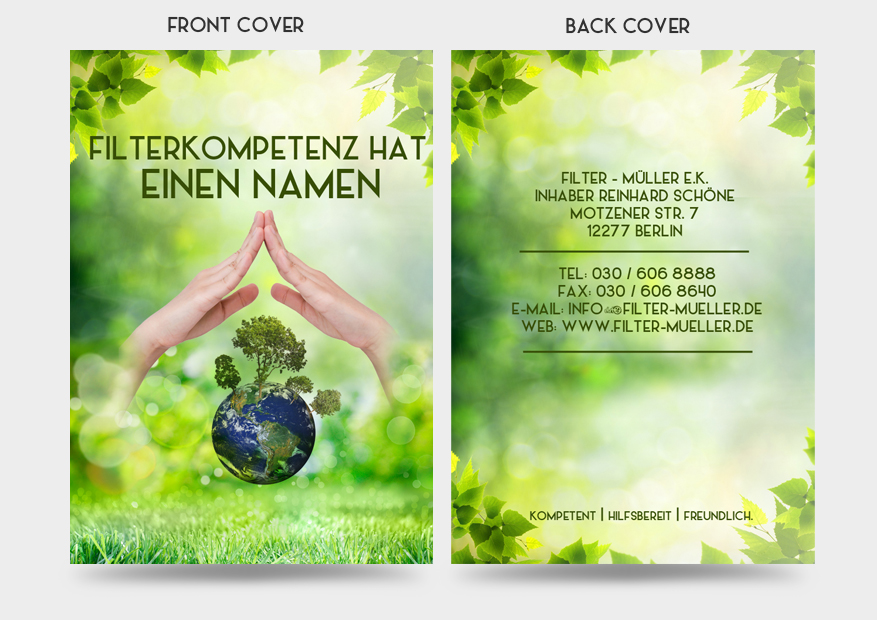 Brochure Design by Xyper_Design for Filter-M?ller | Design #4466125