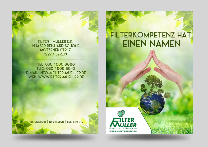 Brochure Design by Xyper_Design for Filter-M?ller | Design #4478258
