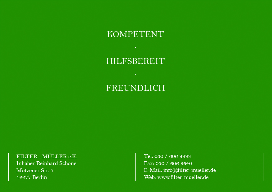 Broschüren-Design von Pennine Design für Filter-M?ller | Design #4479136