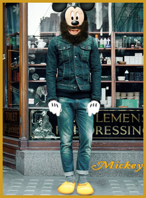 Disney characters get hipster makeover | Design Graphique par Rijan Hamidovic