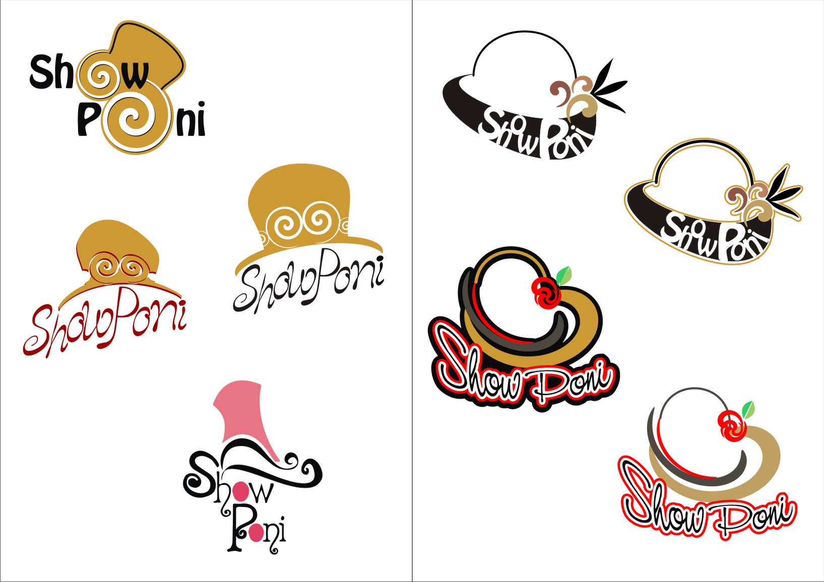 Logo Design by Zenab Bastawala for Show Poni | Design #4969