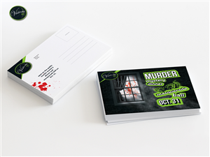 Murder at the Masquerade | Diseño de Postal por LR Design