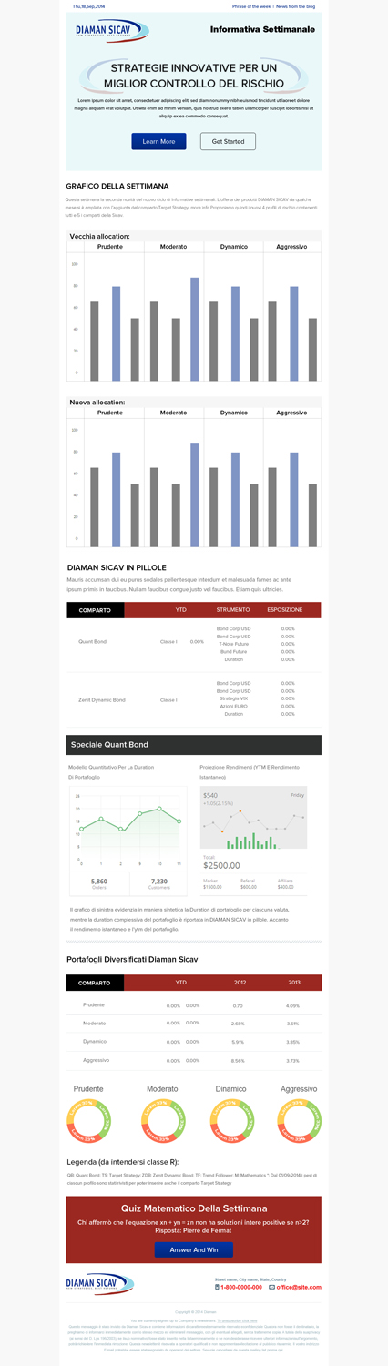 Newsletter Design by OM for this project | Design #4533334