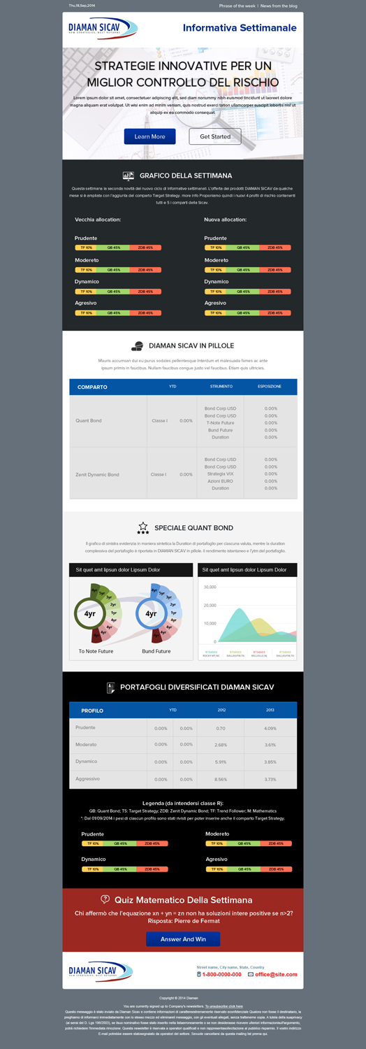 Newsletter Design by OM for this project | Design #4533349
