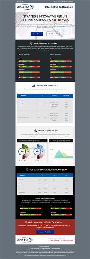 Newsletter Design by OM for this project | Design: #4533349