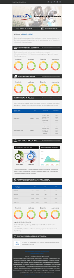 Newsletter Design by OM for this project | Design: #4533391