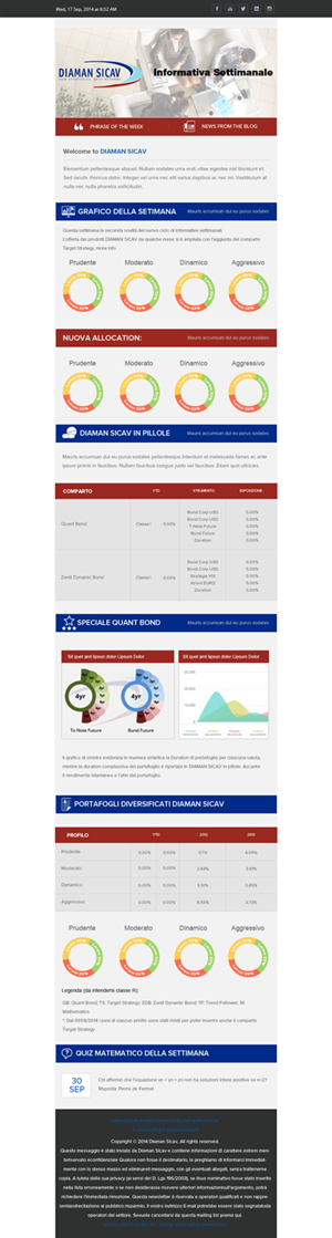 Newsletter Design by OM for this project | Design: #4557923