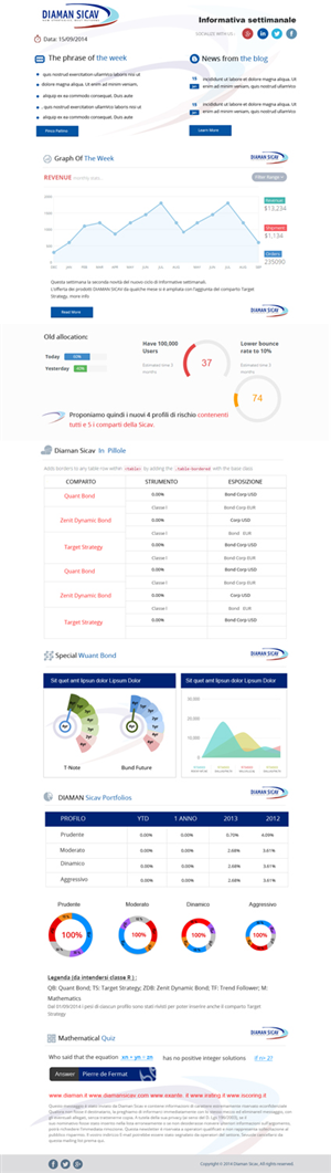 Newsletter Design by OM for this project | Design: #4601107