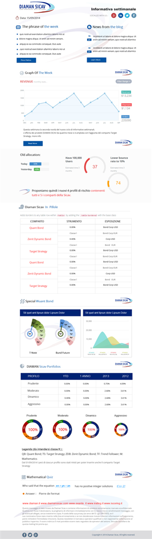 Newsletter Design by OM for this project | Design: #4625543