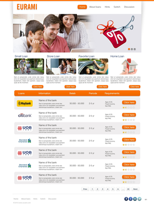Web Design by pb for Eurami Group | Design: #1292731