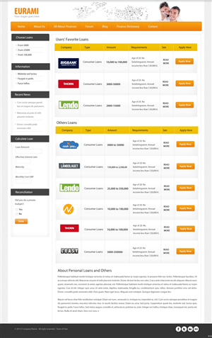 Web Design by pb for Eurami Group | Design: #1292734