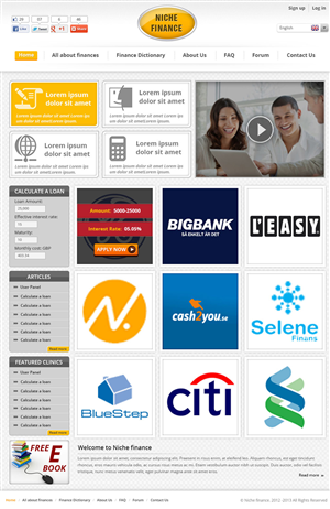 Web Design by Creative Usha for Eurami Group | Design: #1383524
