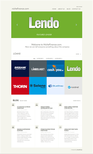 Web Design by William Hodge for Eurami Group | Design: #1300408