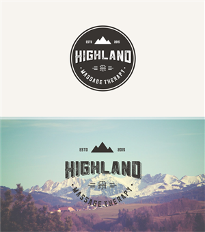 Highland Massage Therapy  | Logo Design by BlackAngle