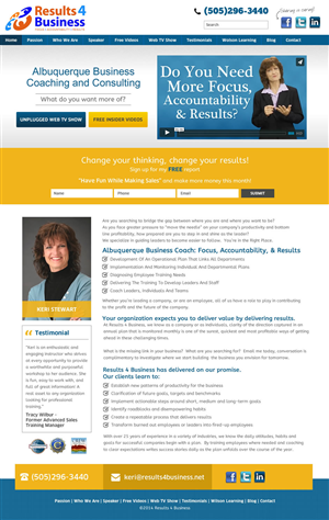 Web Design by DesignCreativity4you for Maverick Web Video | Design: #4545375