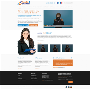 Web Design by Hashim Creetto for Maverick Web Video | Design #4598161