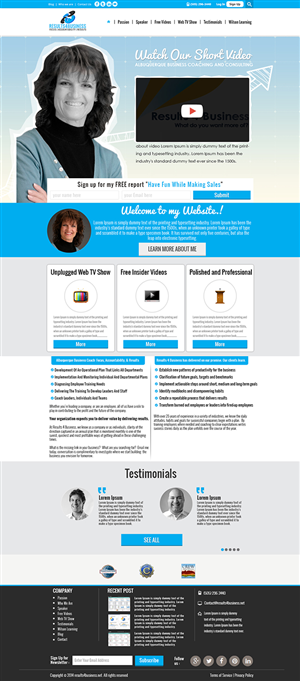 Web Design by Adeel Hanif® for Maverick Web Video | Design: #4597010