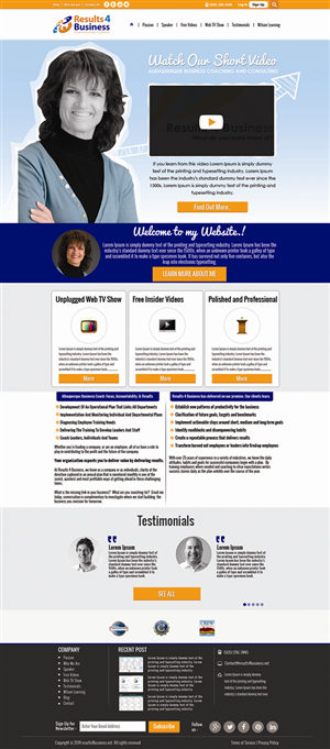 Web Design by Adeel Hanif® for Maverick Web Video | Design: #4623364