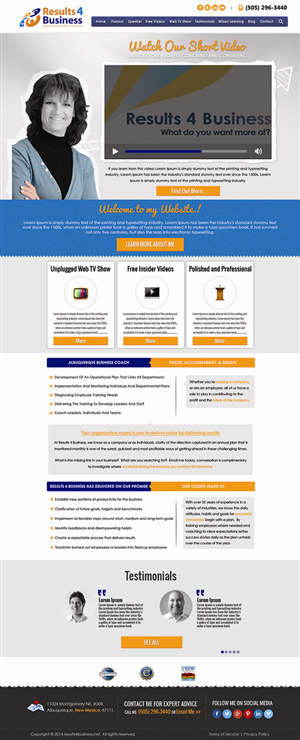 Web Design by Adeel Hanif® for Maverick Web Video | Design: #4708231