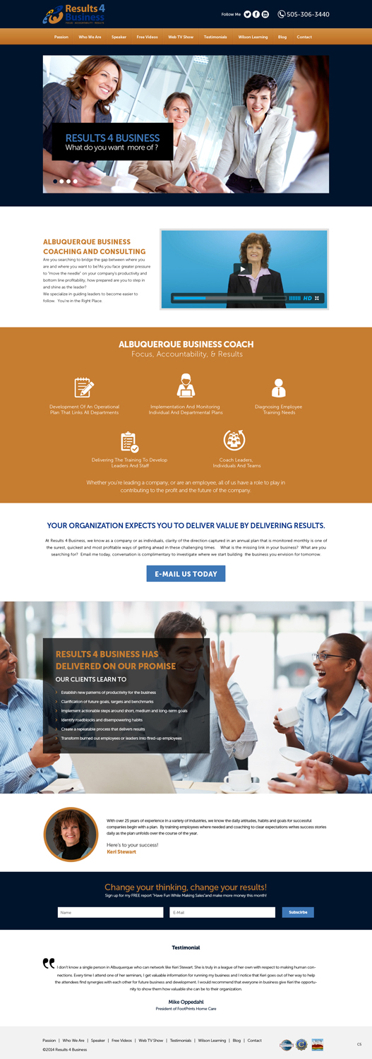 Web Design by pb for Maverick Web Video | Design #4559053