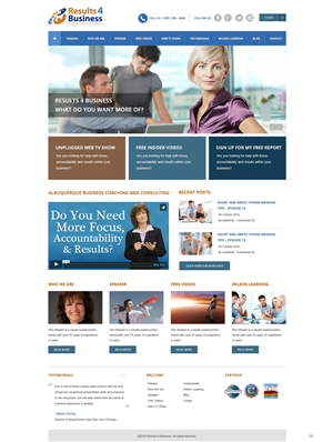 Web Design by pb for Maverick Web Video | Design: #4559060