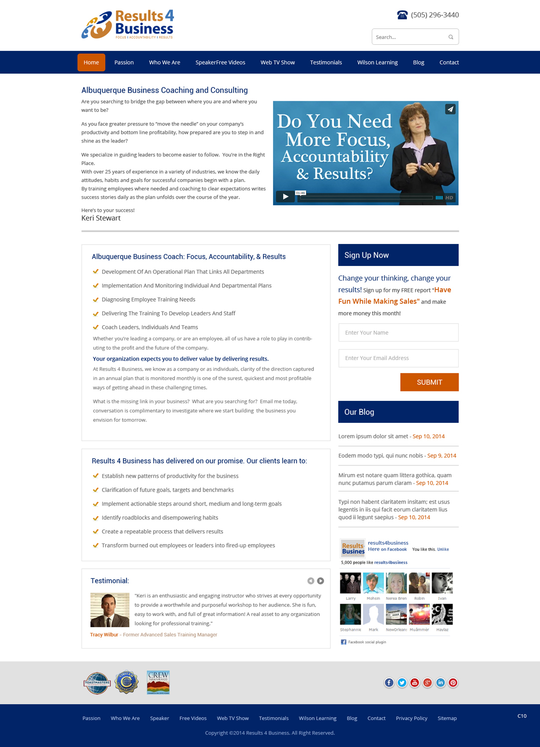 Web Design by pb for Maverick Web Video | Design #4559065