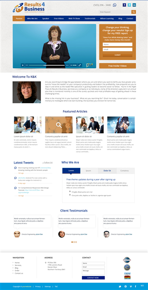 Web Design by pb for Maverick Web Video | Design: #4559070