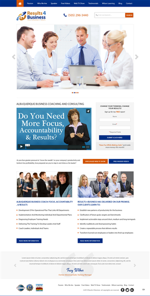 Web Design by pb for Maverick Web Video | Design: #4559072