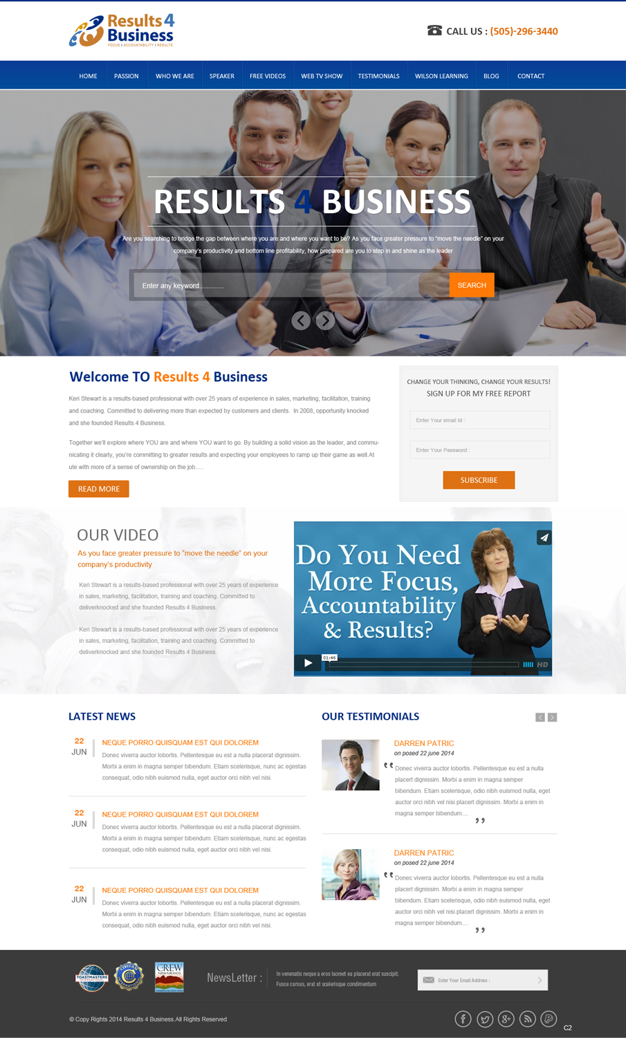 Web Design by pb for Maverick Web Video | Design #4559078