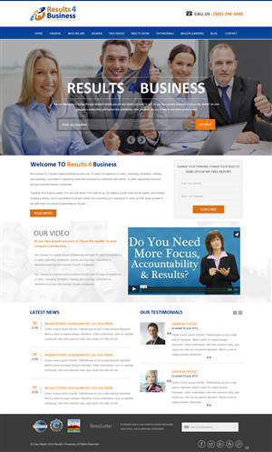Web Design by pb for Maverick Web Video | Design: #4559078