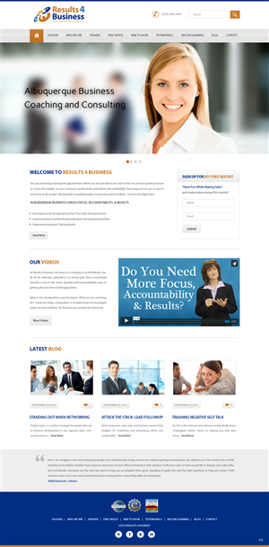 Web Design by pb for Maverick Web Video | Design: #4559088