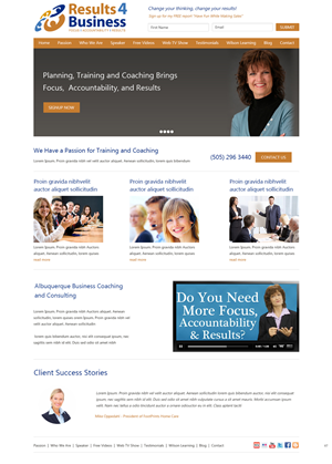 Web Design by pb for Maverick Web Video | Design: #4559097