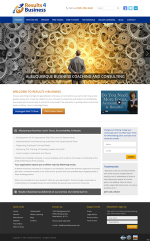 Web Design by pb for Maverick Web Video | Design: #4559105