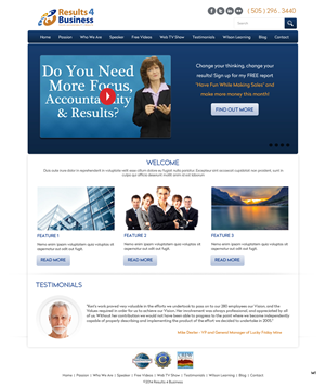 Web Design by pb for Maverick Web Video | Design: #4618017