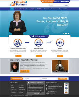 Web-Design von Sbss für Maverick Web Video | Design: #4546092