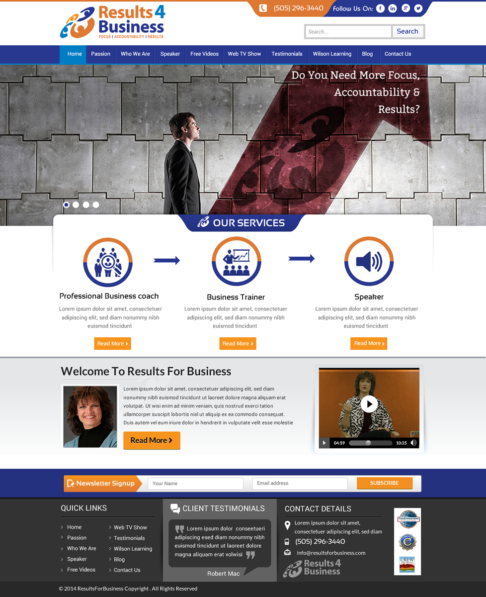 Web-Design von Sbss für Maverick Web Video | Design #4546093