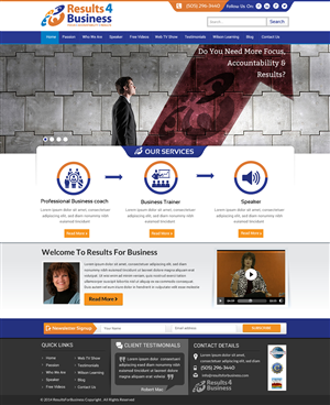 Web-Design von Sbss für Maverick Web Video | Design: #4546093