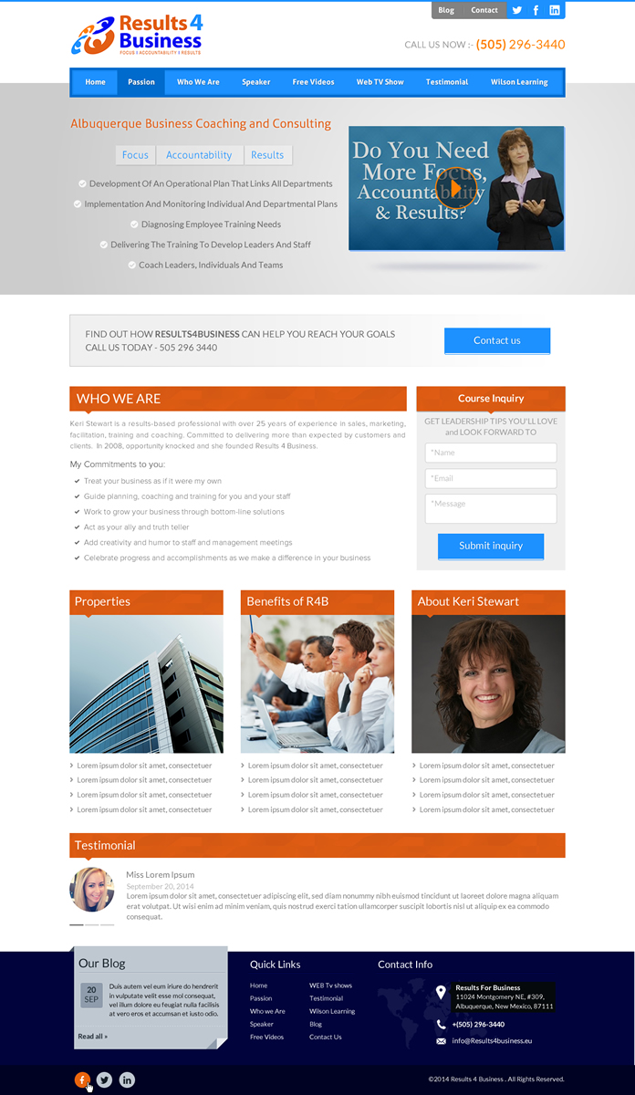 Web Design by Sbss for Maverick Web Video | Design #4547261