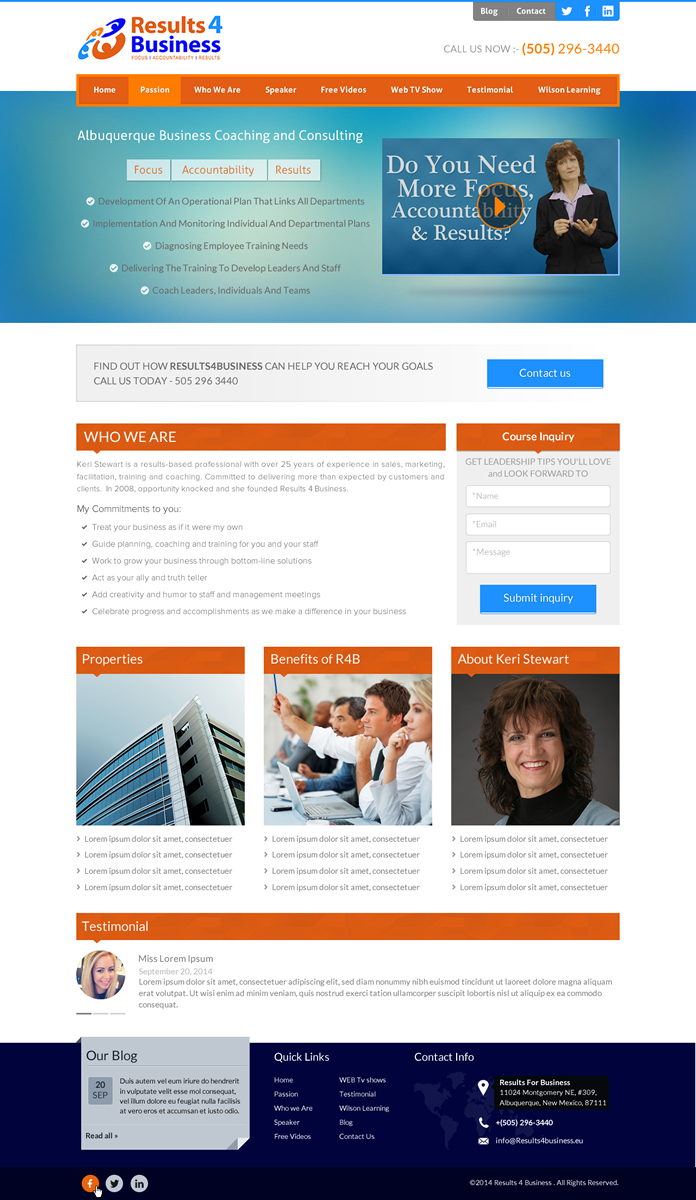 Web Design by Sbss for Maverick Web Video | Design #4547267