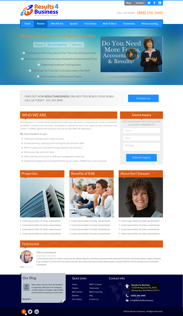 Web Design by Sbss for Maverick Web Video | Design #4547271