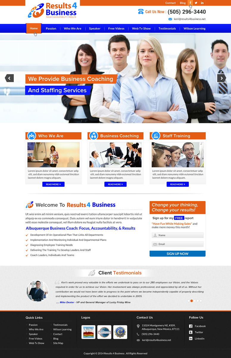 Web Design by Sbss for Maverick Web Video | Design #4547272