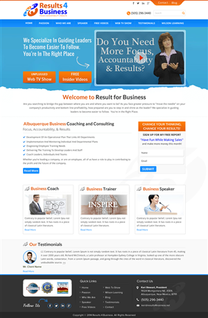 Web Design by Sbss for Maverick Web Video | Design: #4547275