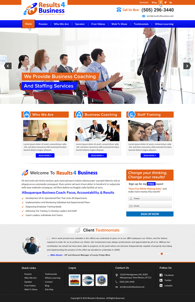 Web Design by Sbss for Maverick Web Video | Design #4547281