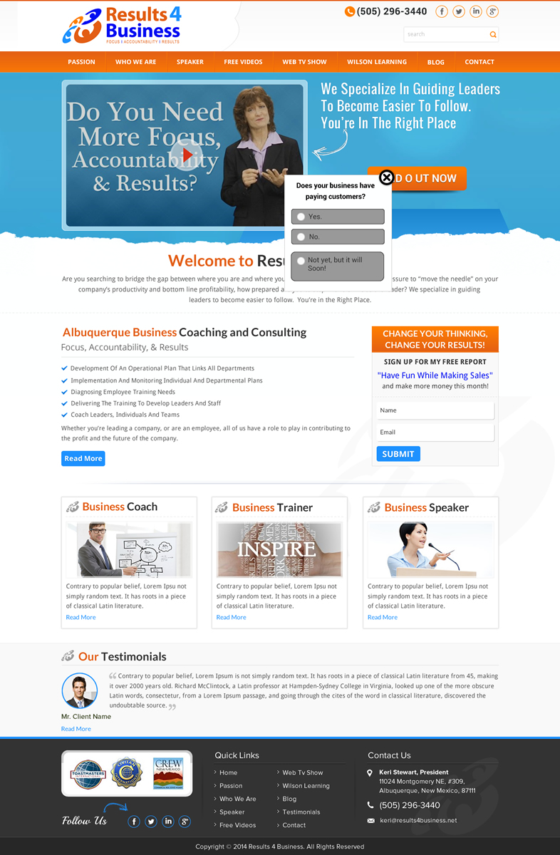 Web Design by Sbss for Maverick Web Video | Design #4608415